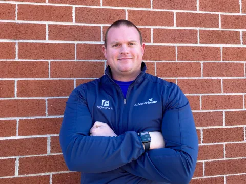 AdventHealth Athletic Trainer Zack Keen.