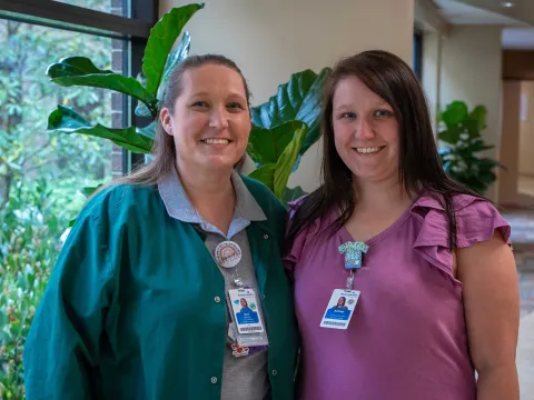 Mother and Daughter Team Members at AdventHealth Hendersonville