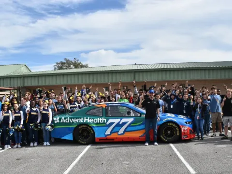 DAYTONA 500 Driver Ross Chastain to Local Middle School’s STEM Program