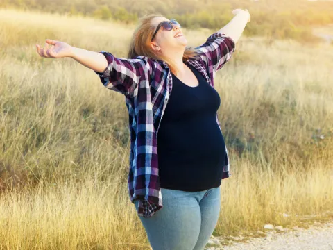 A teen girl celebrates her new path to whole-person health.