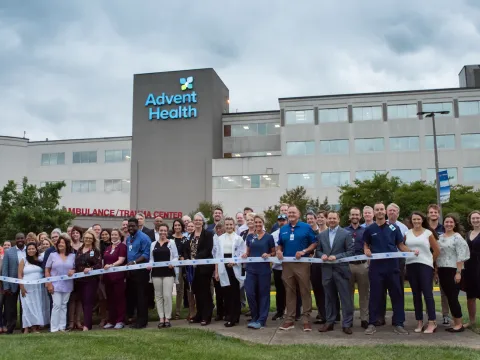 AdventHealth Redmond celebrates 50 years with new sign and ribbon cutting