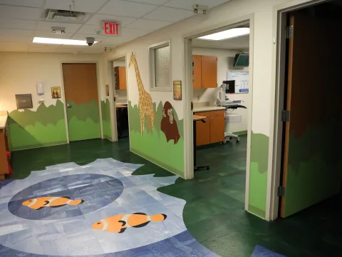 AdventHealth Ocala's Pediatric Jungle Lobby