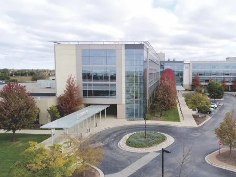 drone photo of AdventHealth Bolingbrook