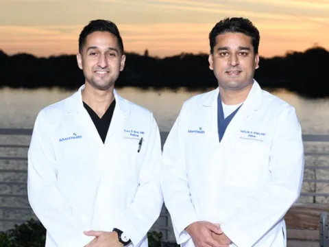 Tony Brar and Hafiz Khan came to AdventHealth Center for Interventional Endoscopy in June 2021. They will complete their fellowship in July 2022. 