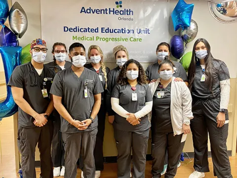 AdventHealth University nursing students