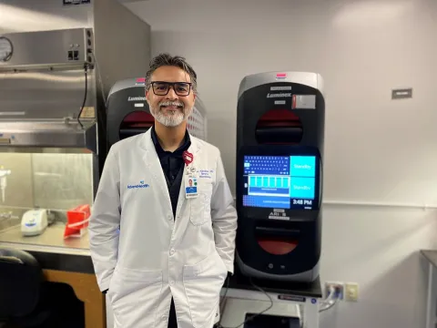 Dr. Jose Alexander  medical director of the microbiology and virology department for AdventHealth’s Central Florida Division — South Region