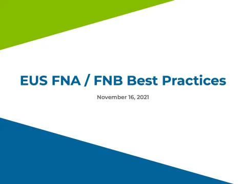 EUS FNA / FNB Best Practices