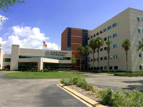 Exterior of Florida Hospital Fish Memorial Hospital.