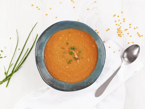 Curried Red Lentil Soup 