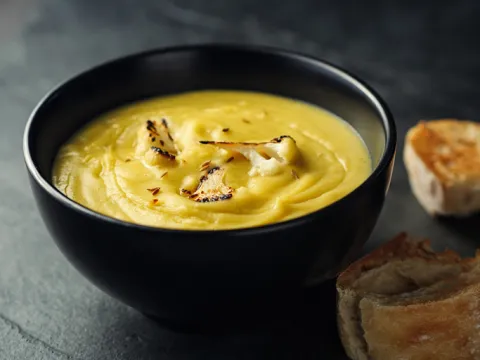 Golden Cauliflower Soup