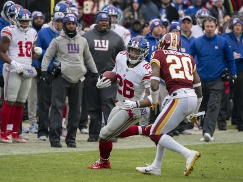 Saquon Barkley, star running back for New York Giants