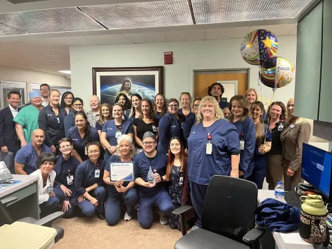 AdventHealth North Pinellas Team receives Hicuity Award