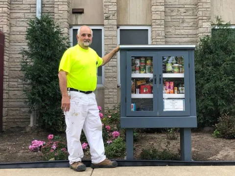 In the case of the new micropantry near AdventHealth Hinsdale, one good idea led to another.