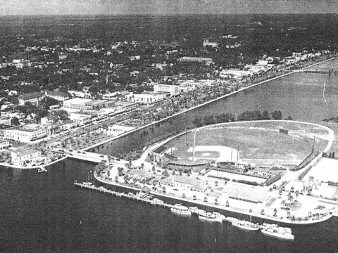 Historic Photo of the Jackie Robinson Ballpark, Home of the Daytona Tortugas