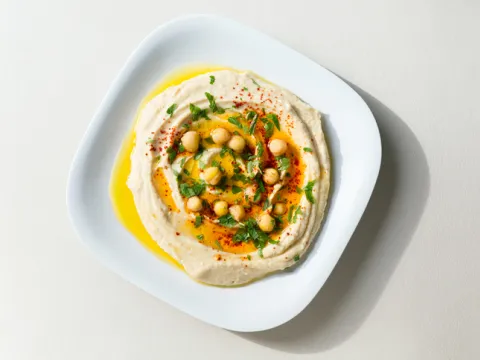 Layered Mediterranean Hummus Dip