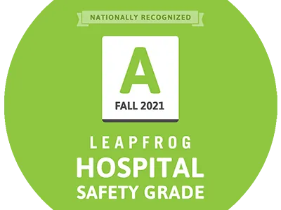 AdventHealth is an nationally accredited Safety-Graded Hospital by Leapfrog for Fall of 2021