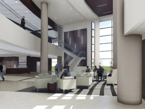 AdventHealth South Overland Park Hospital Lobby Rendering