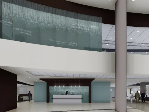 AdventHealth South Overland Park Lobby-2