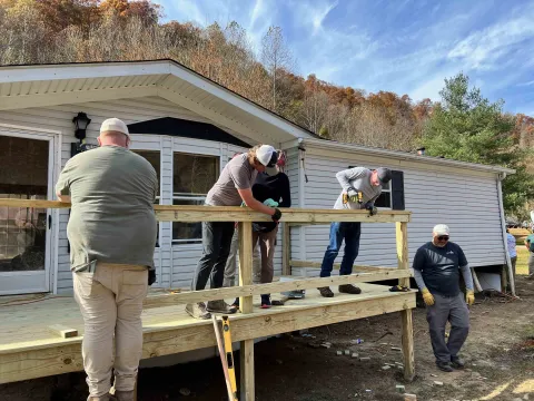 AdventHealth team members rush to the aid of others in 2022.