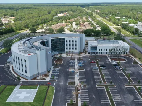 Drone Photo of AdventHealth Palm Coast Parkway hospital