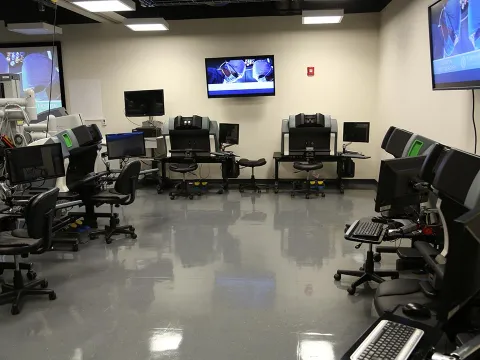 Nicholson Center Simulation Lab.