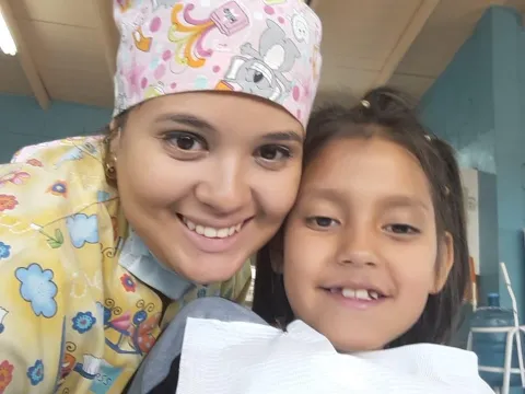 A PHOTO OF Nora Nuñez and a child