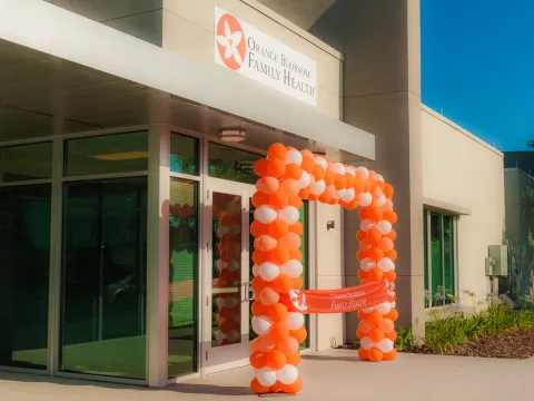 Orange Blossom Family Health office on Ivey Lane