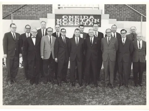 Oneida Mt Hospital , Hospital Board, 1965 A