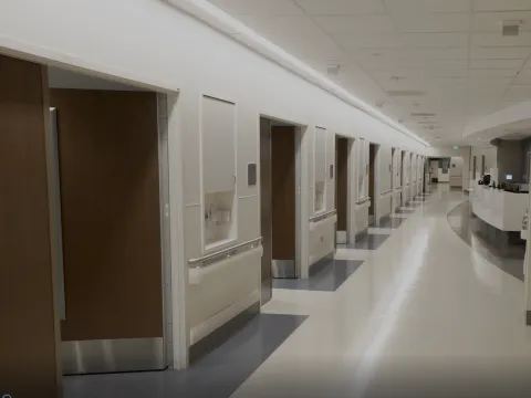 Indoor Corridor of AdventHealth ER located in Oviedo