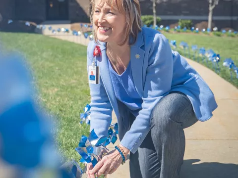 AdventHealth Pinwheel Garden Reminds Community to Help Prevent Child Abuse