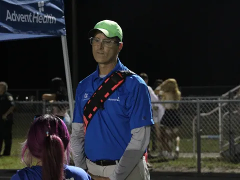 AdventHealth Athletic Trainer returns to Flagler Palm Coast High School