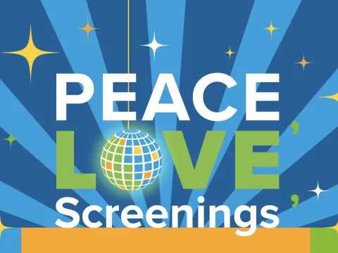 Peace Love Screenings Graphic