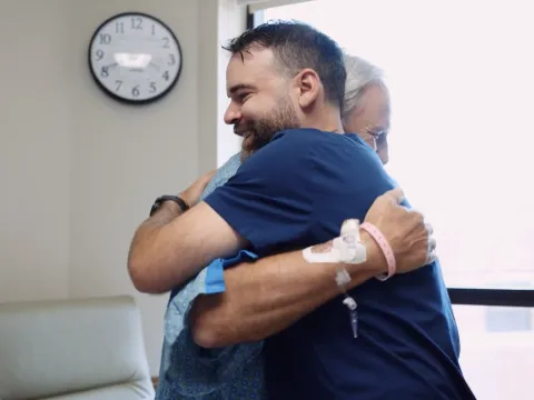 Nurse Reunites with Cyclist Saved by CPR