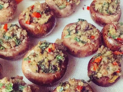 Stuffed Mushrooms Lisa Markley