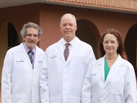 Image of new colorectal surgeons joining AdventHealth in Volusia County