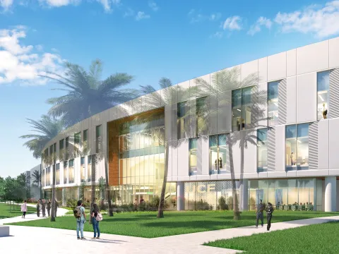 Rendering of the UCF's College of Nursing to fuel future of  whole-person care 