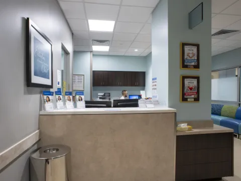 Winter Garden Peds Primary Care office desk