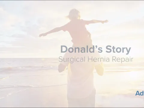 Donald's Story - Surgical Hernia Repair