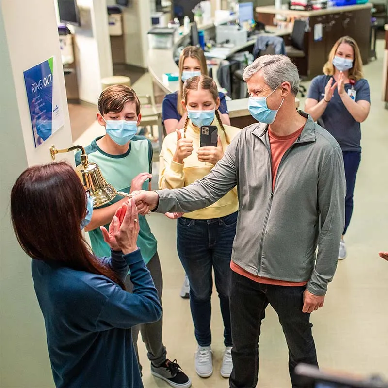 AdventHealth Shawnee Mission Cancer Institute Patient Ringing Bell