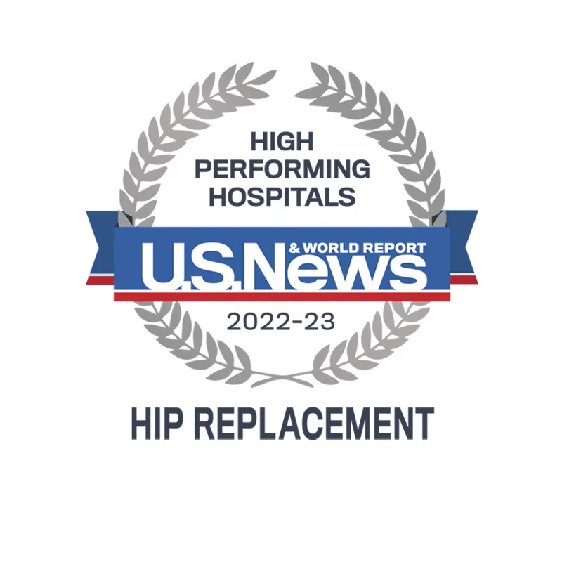 AdventHealth Orlando is recognized by U.S. News & World Report as a high performing hospital.