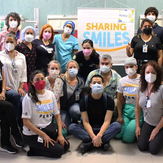 a photo of the sharing smiles peru team in 2022