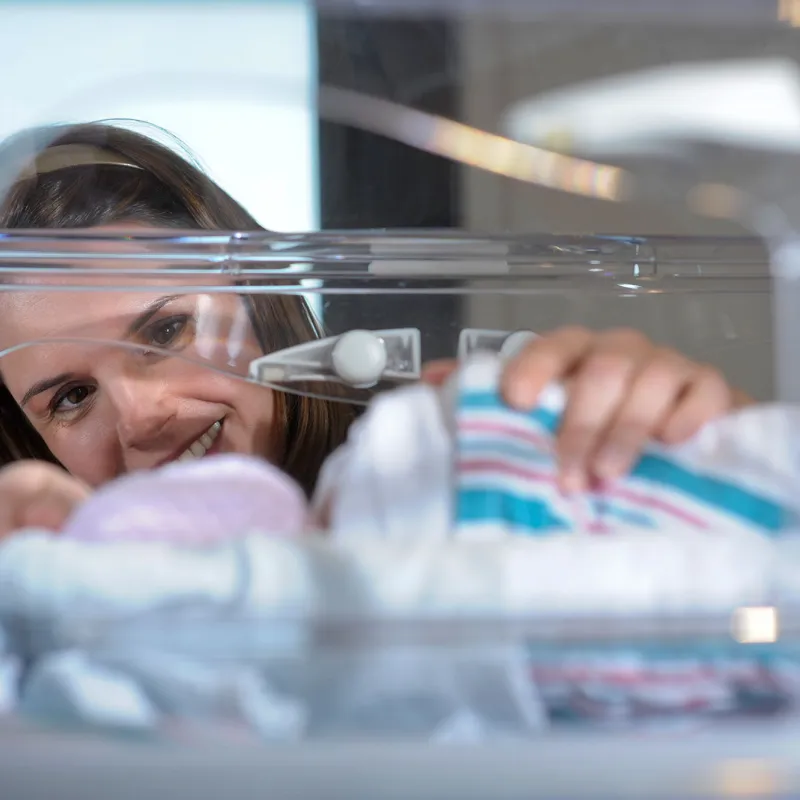 Mother and Baby in our NICU.