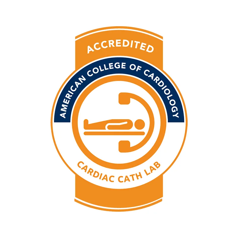 AdventHealth is an accredited organization for Cardiac Cath Lab by The American College of Cardiology