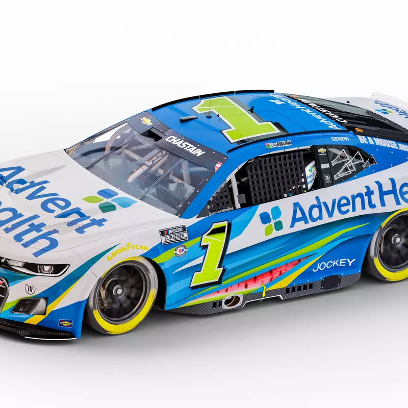 Number One AdventHealth Chevrolet Camaro 