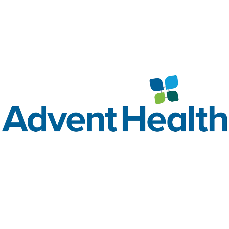 The AdventHealth logo in an 800 x 800 square