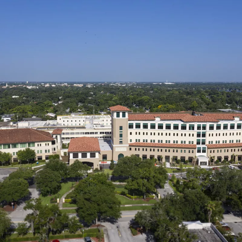 Exterior Photo of the AdventHealth Winter Park ER