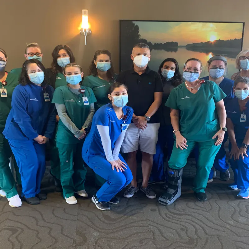 The Altamonte Springs team with patient, Ryan Nguyen,