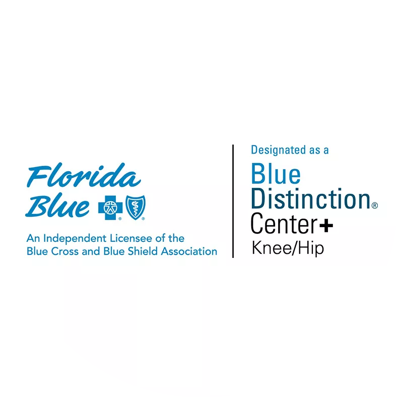 AdventHealth is acknowledged as a Blue Distinction Center for Knee and Hip Care