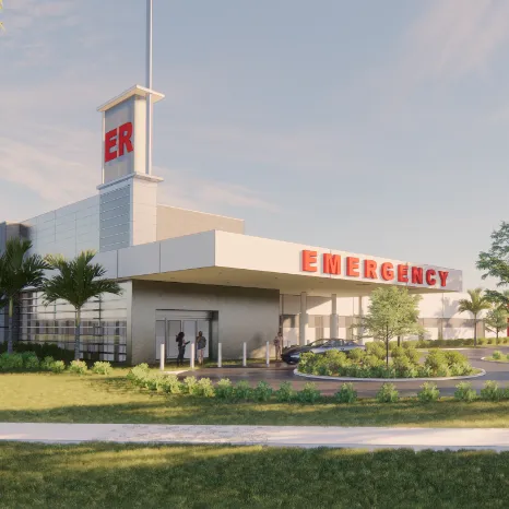 AdventHealth Belleview ER rendering