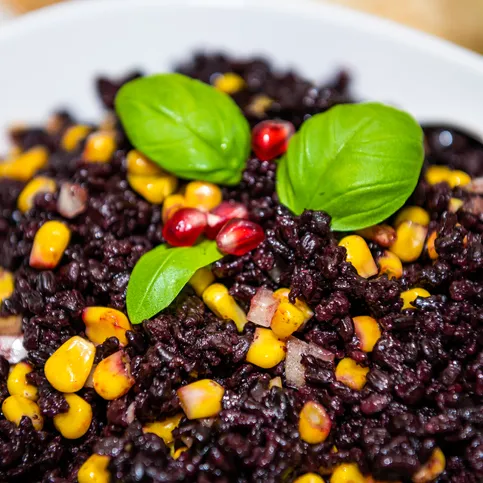 Forbidden Black Rice Salad